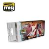 AMMO of Mig Jimenez 7158 METALLIC MECHAS COLOR SET 6x17ml